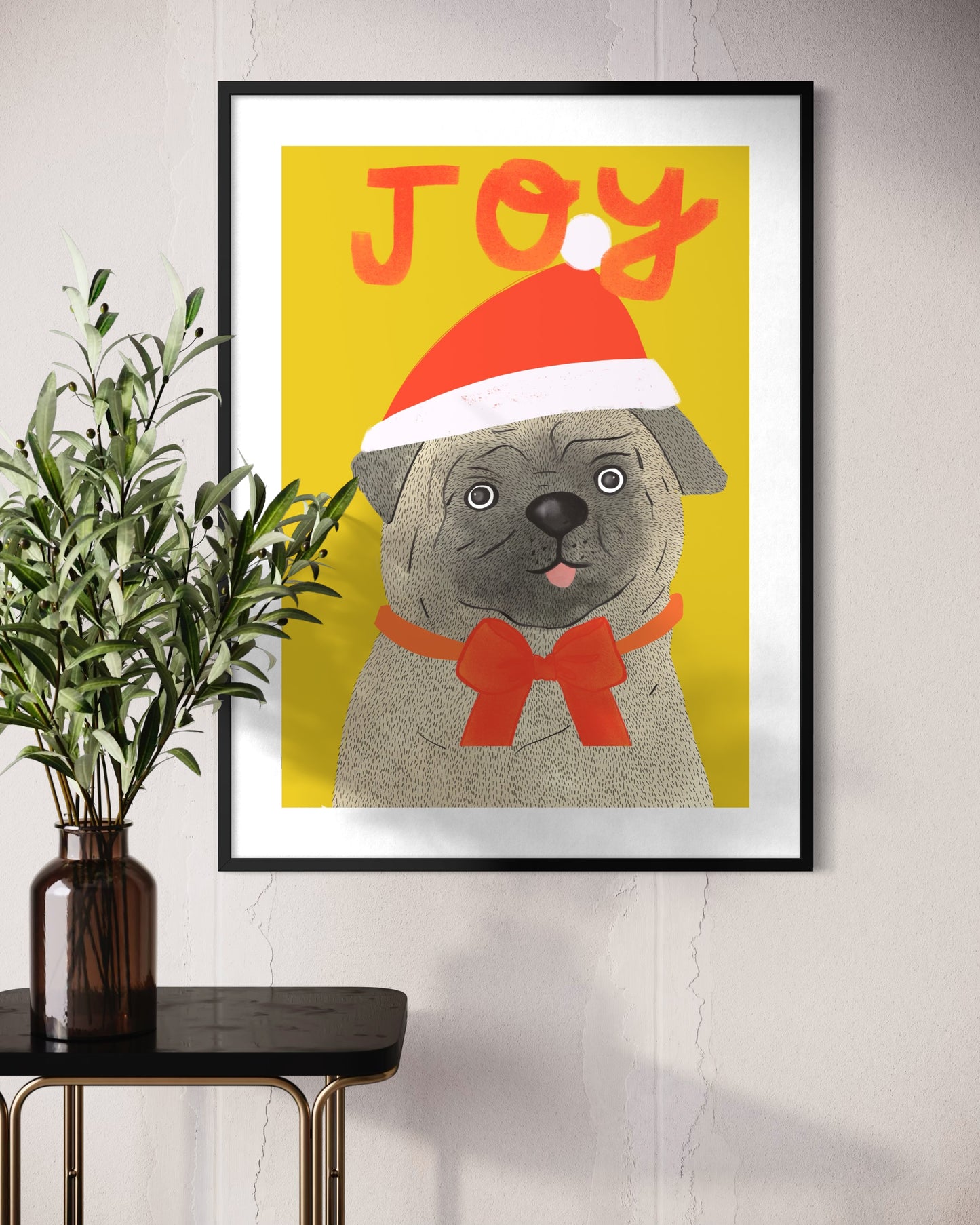 Christmas Pet Illustration