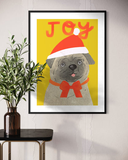 Christmas Pet Illustration
