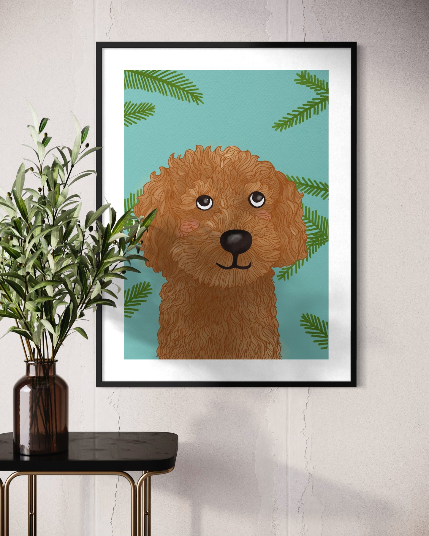 Christmas Pet Illustration