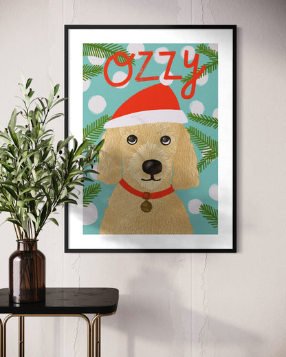 Christmas Pet Illustration