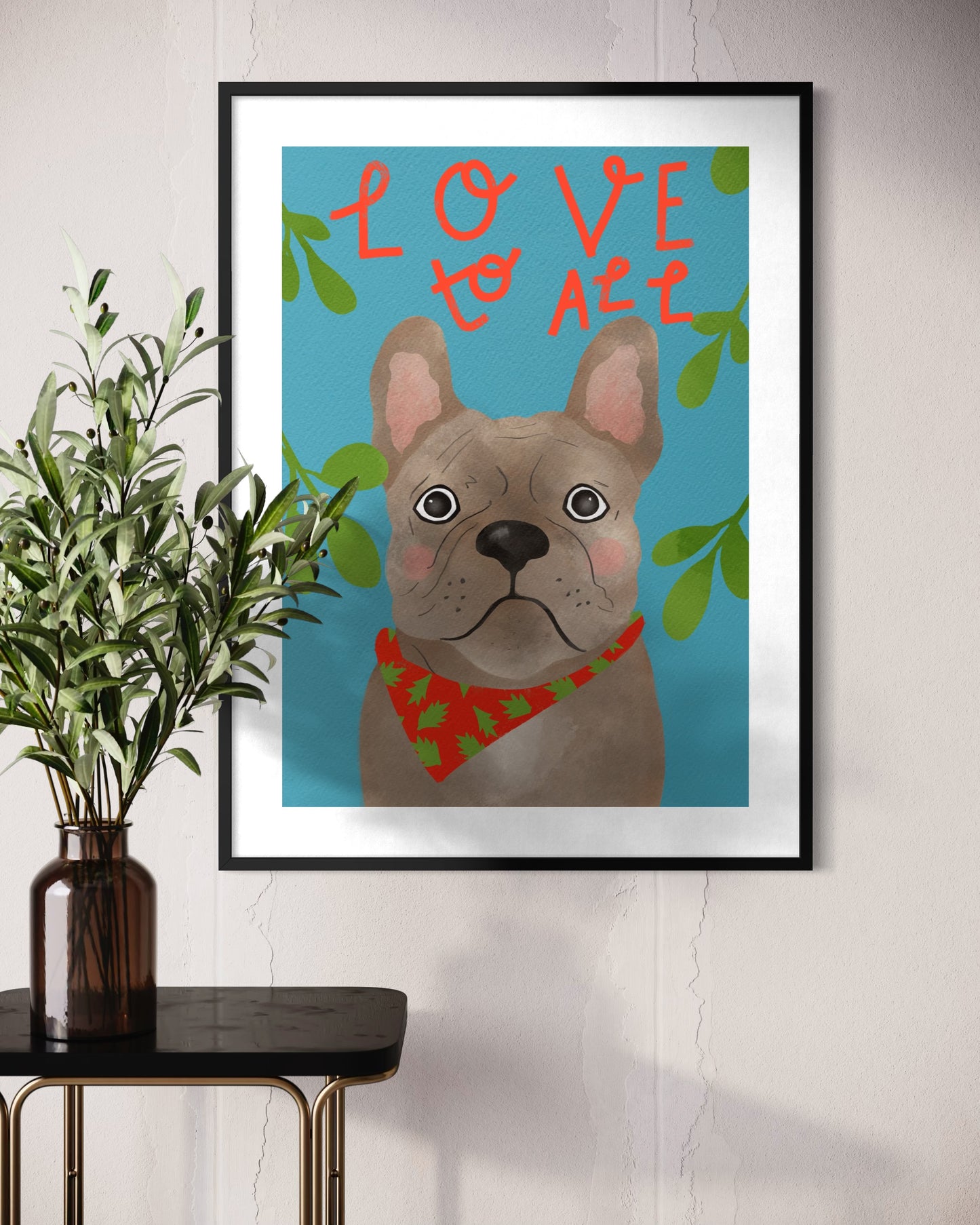 Christmas Pet Illustration