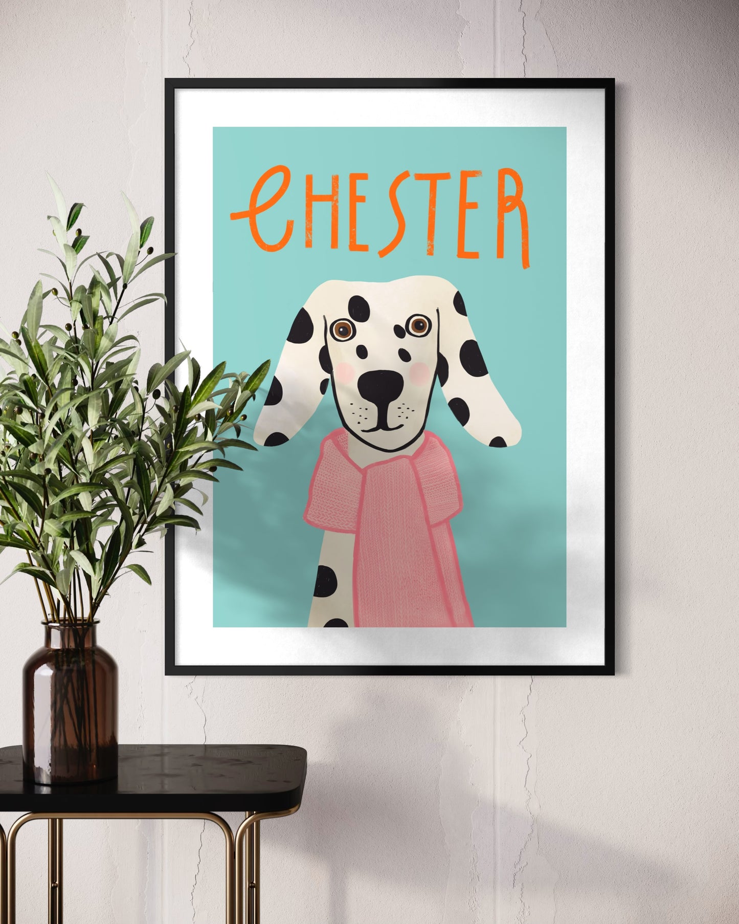 Christmas Pet Illustration